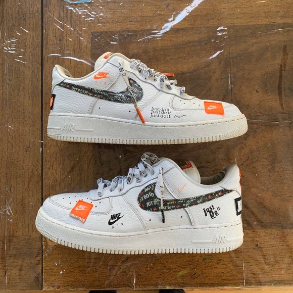 just do it air force 1s